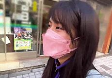 Intense doggystyle with bent over japanese teen babe, natural tits hardcore homemade