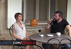 Cougar Catalya seduced by young stud for wild action