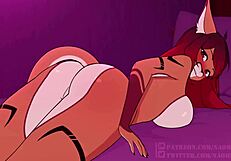 anime hentai big tits clash in wild furry cartoon climax scene