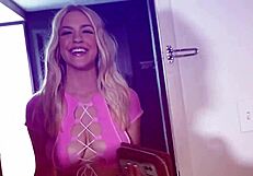 I'm the 18 year old girlfriend getting fucked hard in the bathroom by an older guy