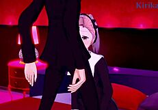 Miko Ino, Tsubame Koyasu, Yu Ishigami in wild sex from Kaguya-sama hentai.