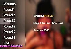 Step daughter craves dick in hardcore anime game