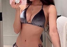 Blast Jizz Over DJ Henney's Hot Bikini Body