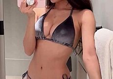 Blast Jizz Over DJ Henney's Hot Bikini Body