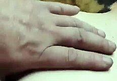 horny babe gives pussy to father in law, talking to boyfriend on phone.