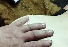 horny babe gives pussy to father in law, talking to boyfriend on phone.