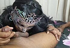 can an indian maid handle deep blowjob and hard pounding?