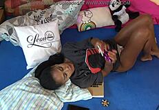 isabella's reading with visible panties and sexy ass, ignoring you