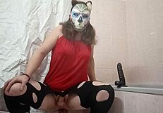 travesti explores her desires with a gode, discovering new pleasures in intimate play