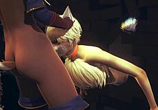 Young fox sucking futanari dicks till they burst 😜