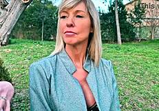 french blonde milf craves bisexual threesome action