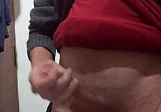 Solo fun with clothes on