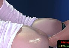 Twinks Chew On Master's Cock Then Await Fist