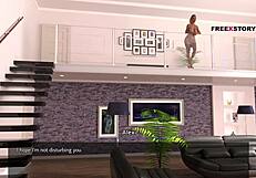 Dreams of Desire: Alex Spies Jenna Changing, Landlady Fingers Her