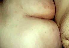 chubby young girl rides her lover's cock for creampie while husband is at work