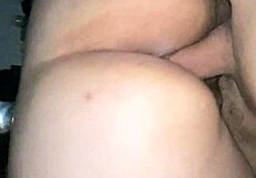 chubby young girl rides her lover's cock for creampie while husband is at work