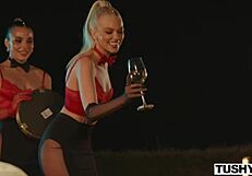 Wow! Petite Dancer Novella Night Takes Intense Anal in Tushy Debut!