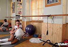 why is sensual jane fucking herself at the gym?