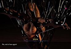 Dreams of Desire: Alex Spies Jenna Changing, Landlady Fingers Her