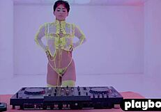 Mia Valentine Teases With Big Ass Striptease And Posing