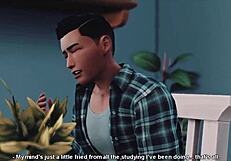 वर्चुअल राइड ट्रिक्ड डीपथ्रोट एशियन एक्शन में बदल गई