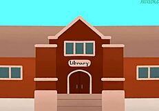 Library Romance Tomni Sparks Wild Hentai Fantasies with Big Tits Anime Action