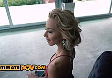 Veronica Leal enjoys double cock trio surprise