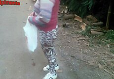 i fuck this latina whore bent over, cum in her pussy and ass for money