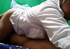 Seductive stepdaughter gets hot after classes, giving intense sex in delicious way