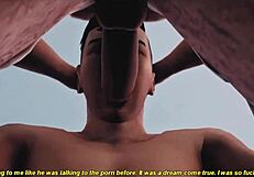 वर्चुअल राइड ट्रिक्ड डीपथ्रोट एशियन एक्शन में बदल गई