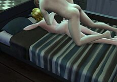 3d young babe sucking hard alien cock in anime