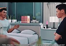 वर्चुअल राइड ट्रिक्ड डीपथ्रोट एशियन एक्शन में बदल गई