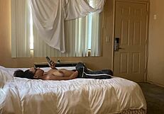 Peeping Tom Catches Honeydip731 Playing with Her Tight Brunette Pussy