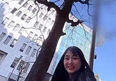 22-Year-Old Gal Gets Blowjob In Bathroom