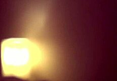 Busty girlfriend surprises her man with deepthroat blowjob and facial!