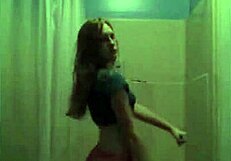 blonde teen undresses in homemade dancing compilation