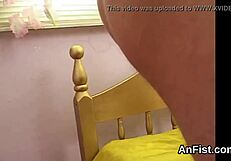 Beautiful women in a lesbian relationship enjoy anal sex and rimming
