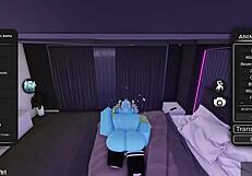 Furry Gay Character Enjoys Oral Sex in Roblox