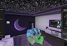 Furry Gay Character Enjoys Oral Sex in Roblox