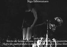 Casual wife shows off on street with voyeur filming