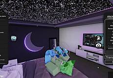 Furry Gay Character Enjoys Oral Sex in Roblox