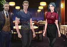 Complete gameplay photoshoot with model in outdoor setting