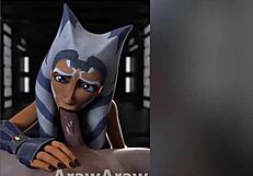 this 3d star wars compilation features teen and milf sex scenes