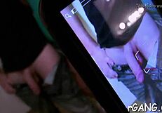 Girl and dude in oral sex with tight pussy and ripped clothes 😈