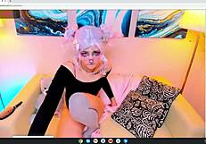 Does the cosplay hentai pet want to play?