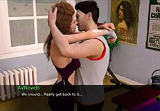 nursing back to pleasure 73: getting it on with sexy redhead in the gym?