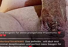 amateur guy shows off in live webcam with toy