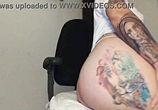 lucyplay sensually applies cream to her body and tattoos, sharing intimate feelings with you