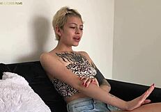 Boldly Spying On Stepsister Changing Clothes, Flashing Her Big Natural Tits