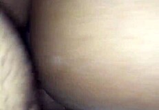 Amateur Black Couple Enjoys Bent Over Doggystyle Ass Fucking at Home